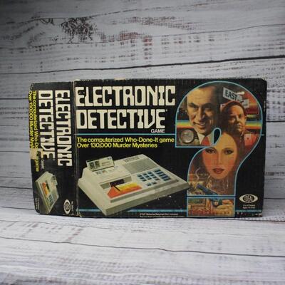 Retro Electronic Detective Family Game 