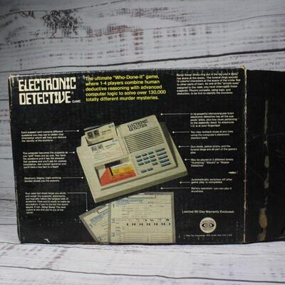 Retro Electronic Detective Family Game 