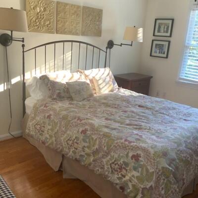 Wrought Iron Queen Bed Frame w/ Free mattress 