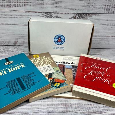 Set of Four AAA Travel Books