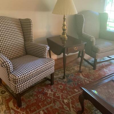 Pair of Queen Anne Accent  Chairs 