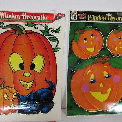 Halloween Window Clings, Yard Decor, Caution Banner