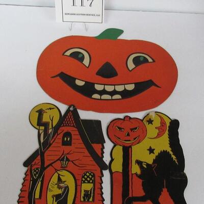 3 Vintage Luhrs Halloween Flats 