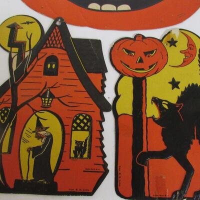 3 Vintage Luhrs Halloween Flats 
