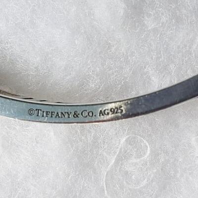 Tiffany Atlas bangle bracelet with Roman Numerals 