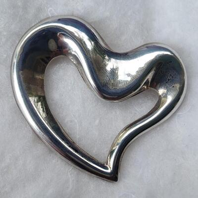 Sterling silver 925 Heart Pin