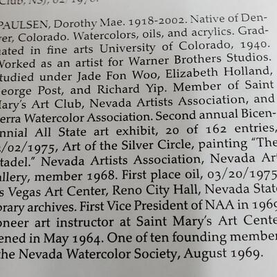 Dorothy Paulsen Original Oil - Nevada Landscape
