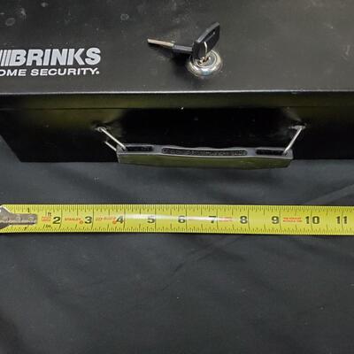 Brinks Briefcase Size Locking Safe - with keys