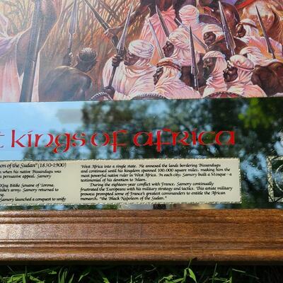 Lot 88: Vintage Budweiser Great Kings of Africa Mirror