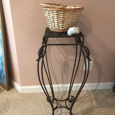 Lot 17:  Wrought Iron Plant Stand