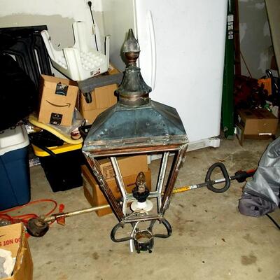 One of a Kind Antique Copper Lantern Post Top