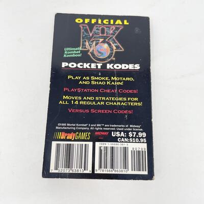 MORTAL KOMBAT 3 POCKET KODES BOOK