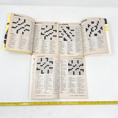 VINTAGE TV GUIDE CELEBRITY & SUPHERO CROSSWORDS