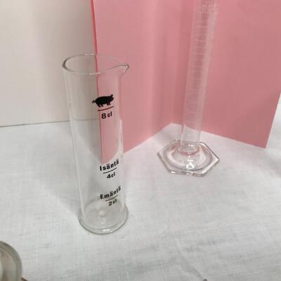 Jewelry, beakers, vase, perfume bottle, skagen watch