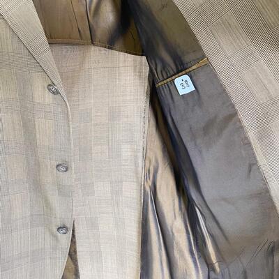 SCHWOBILT CLOTHES BROWN BLAZER/SUIT JACKET - APPROX 43-44â€ CHEST