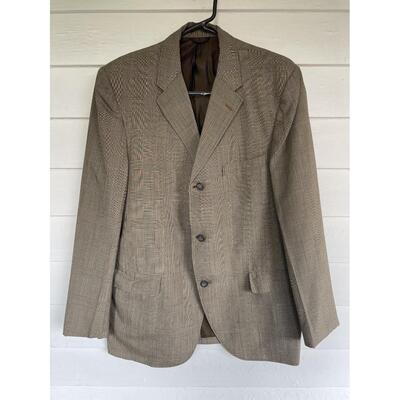 SCHWOBILT CLOTHES BROWN BLAZER/SUIT JACKET - APPROX 43-44â€ CHEST