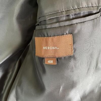 MERONA DARK GRAY BLAZER/SUIT JACKET - 40R