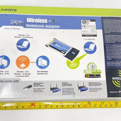 LINKSYS WIRELESS B NOTEBOOK ADAPTER