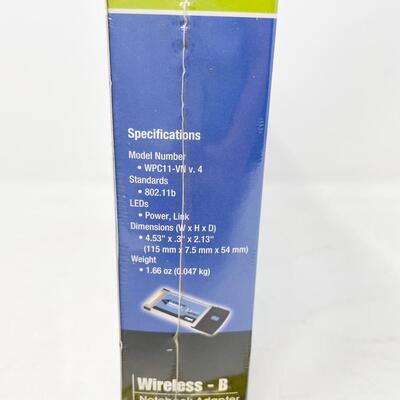 LINKSYS WIRELESS B NOTEBOOK ADAPTER