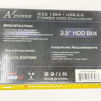 A/POWER 3.5â€ HDD BOX