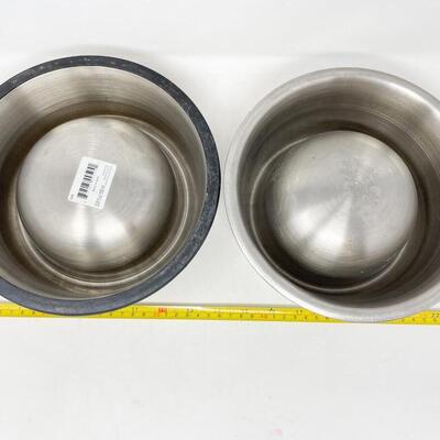 STAINLESS STEEL 7â€ DOG BOWLS