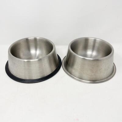 STAINLESS STEEL 7â€ DOG BOWLS