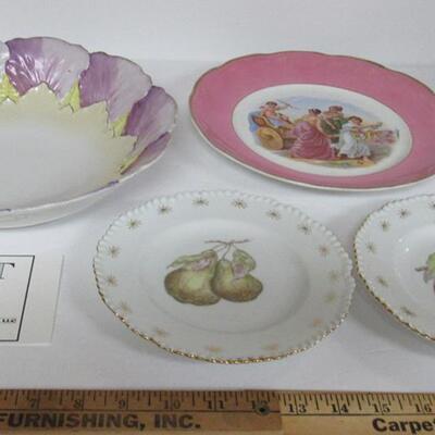 Lot of Vintage Dishes, Large Fancy Bowl