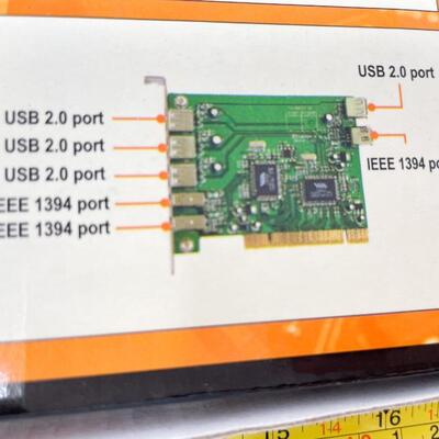 ZONET USB2.0 + FIREWIRE PCI COMBO CARD
