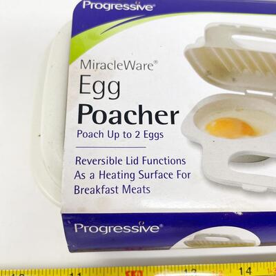 MIRACLEWARE MICROWAVEABLE EGG POACHER