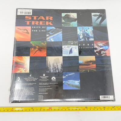 â€œSTAR TREK: SHIPS OF THE LINEâ€ 2003 CALENDAR