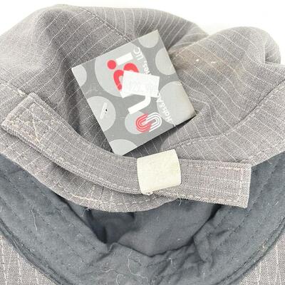 UBI PINSTRIPED HAT WITH SKULL - L/XL