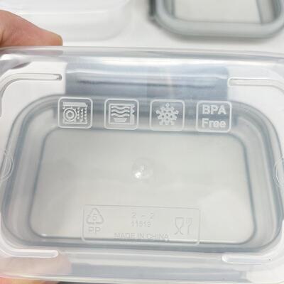 MINI PLASTIC LOCKING CONTAINERS - SET OF 3