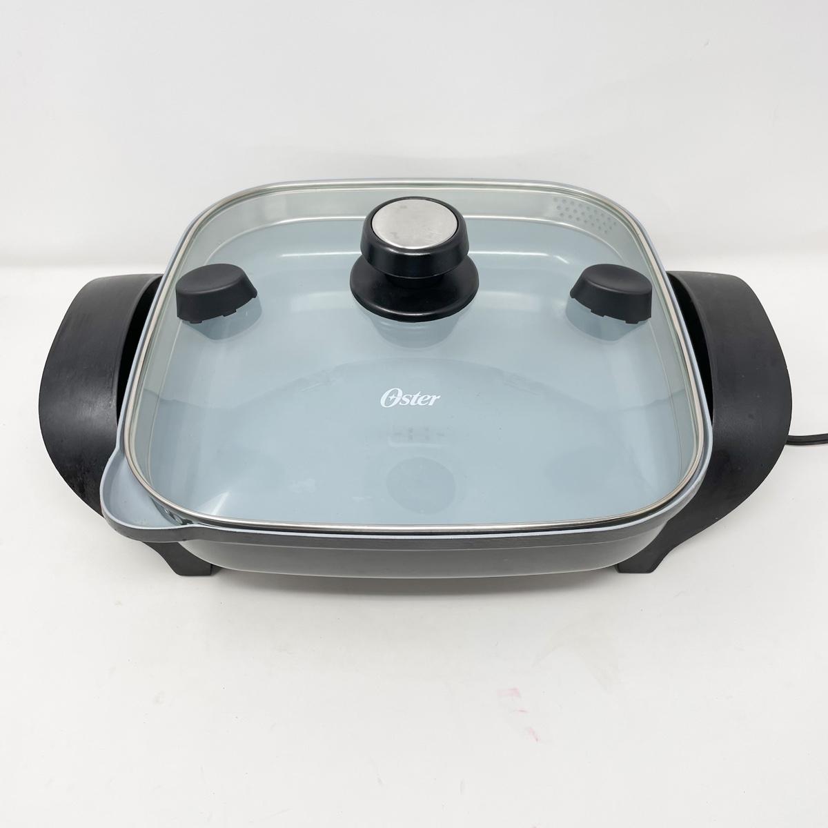 OSTER 12” NONSTICK ELECTRIC SKILLET W/ LID