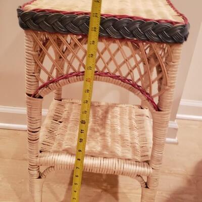 Small Boho wicker table 