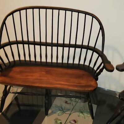 Miniature loveseat and chair for dolls