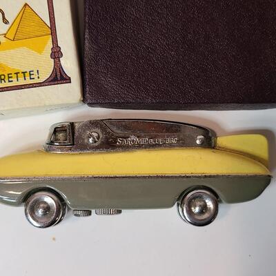 Lot 24: Vintage Lighters: Sarome Blue Bird Car, Ronson, Corona, Colvair and More 