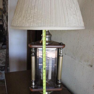 Retro Multi Light Glass Base Table Lamp 