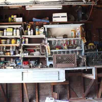Huge Garage Lot - Hand Tools, Hardware, Chemicals, and more