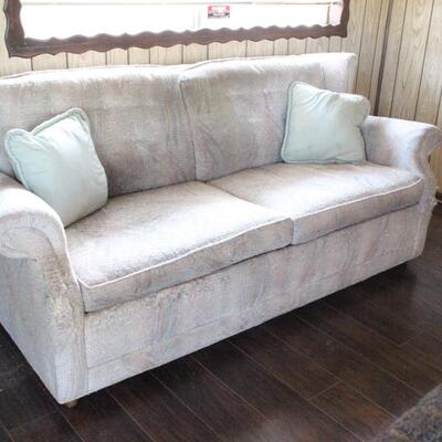 Retro Light Pastel Upholstery Couch