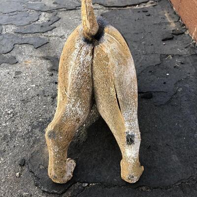 Dog digging in Dirt Garden Yard Art Statue