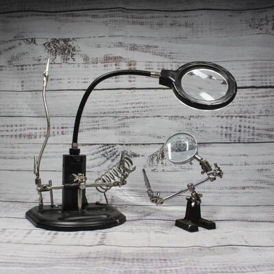 Small Object Miniatures Magnifying Work Clamp Holders