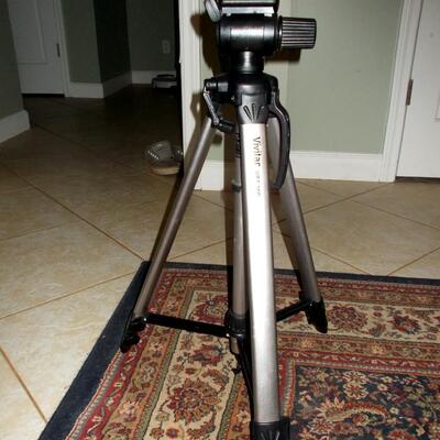 Vivitar Tripod and  Nikon Camera