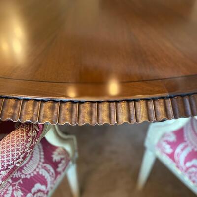 One of a kind handcrafted dining room table and chairs