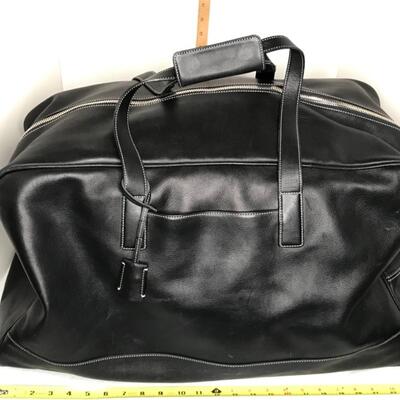 Lightly Used Black Leather Coach Bag