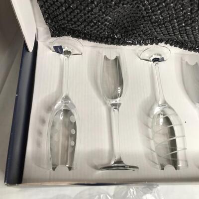 Brand New Mikasa Set of Champagne Glasses 