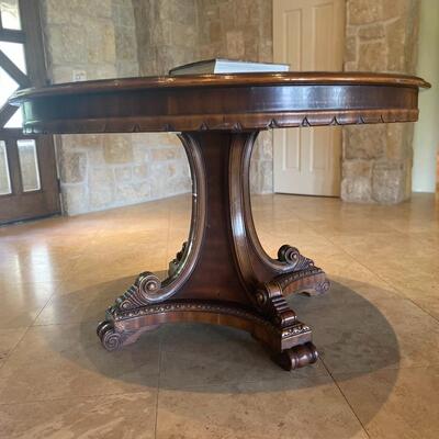 Wooden hand carved table 