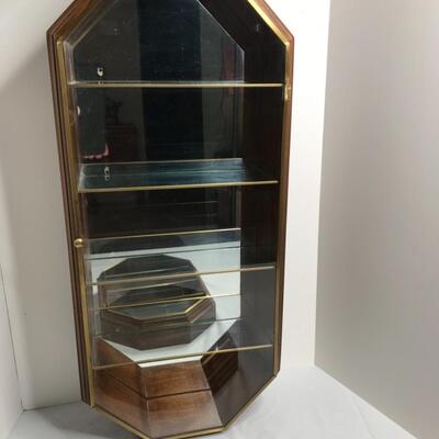 2 Mid Century Modern Curio Cabinets