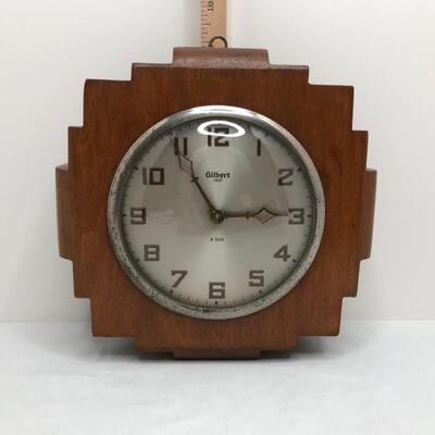 Vintage Mid Century Modern 8 day clock