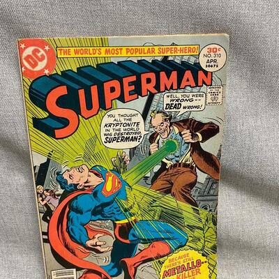 1977 Superman Comic Book #310 DC Comics
