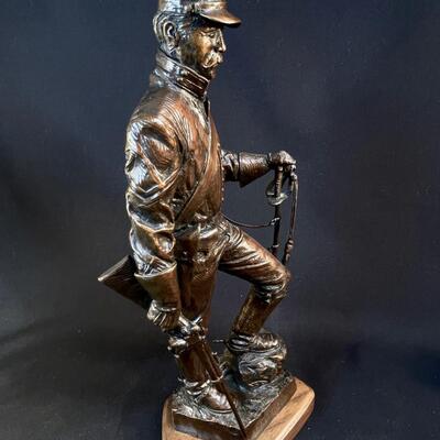 Harold T Holden Bronze Civil War Soldier CORP. NESS